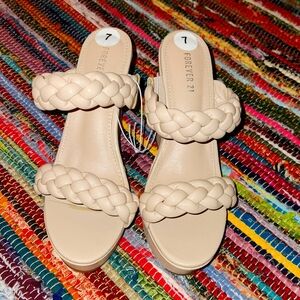 Forever 21 Braided Wedge Shoe